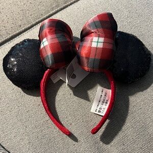 Christmas Minnie Mouse Ears